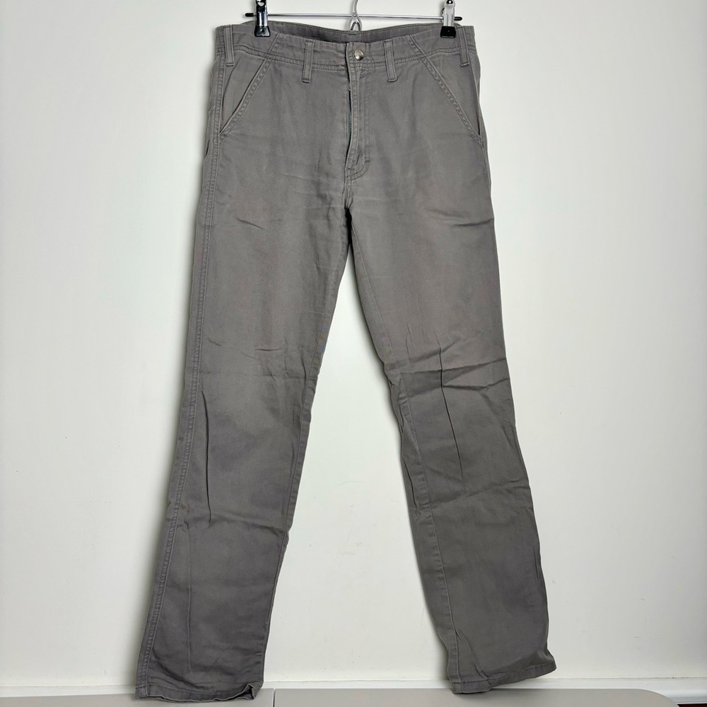 Topo Designs Gray Straight-Leg Pants